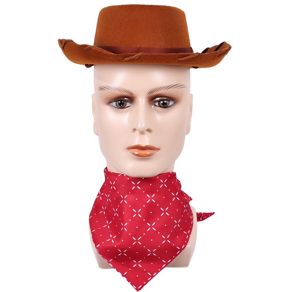 Toy Story (2026) Woody Cowboy Hat Scarf Cosplay Accessories Props