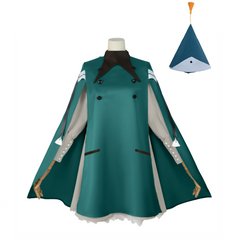 Witch Hat Atelier (2026) Coco Cyan Cloak Witch Set Outfits Cosplay Costume