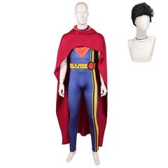 X-Men '97 Season 2 (2026) Bishop Blue Jumpsuit Red Cloak Set Outfits Cosplay Costume