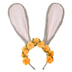 Zootopia 2 (2025) Judy Hopps Yellow Flowers Wreath Ears Cosplay Headband Accessories Props
