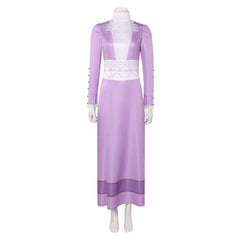 A Monster In Paris Lucille Purple Dress Outfits Cosplay Costume 