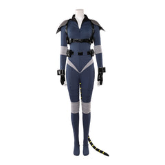 Aabsolute Catwoman (2026) Selina Kyle Blue Jumpsuit Set Outfits Cosplay Costume