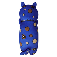 ABBA 70CM Blue Spotted Leopard Cosplay Plush Pillow Band Cartoon Soft Stuffed Dolls Mascot Birthday Xmas Gift