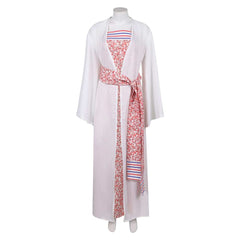 ABBA Anni-Frid Synni Lyngstad Retro Floral Dress Robe Set Outfits Cosplay Costume