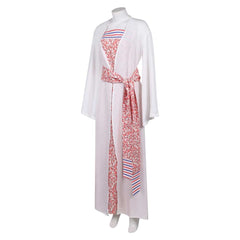 ABBA Anni-Frid Synni Lyngstad Retro Floral Dress Robe Set Outfits Cosplay Costume