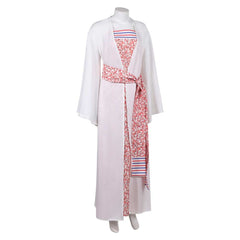 ABBA Anni-Frid Synni Lyngstad Retro Floral Dress Robe Set Outfits Cosplay Costume