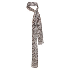 ABBA Retro Agnetha Faltskong Leopard Print Scarf Cosplay Accessories Props