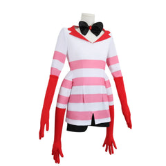 TV Hazbin Hotel (2024) Angel Dust Four Arms Pink Outfits Cosplay Costume Halloween Carnival Suit