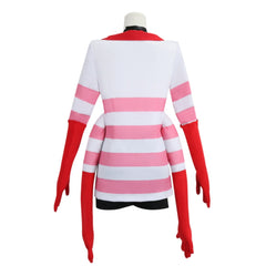 TV Hazbin Hotel (2024) Angel Dust Four Arms Pink Outfits Cosplay Costume Halloween Carnival Suit