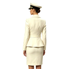 Adult Band Singer Candyman White Sailor Outfits Cosplay Costume Carnival Suit