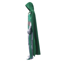Adult Kids Avengers: Doomsday (2026) Doctor Doom Printed Jumpsuit Cloak Outfits Cosplay Costume