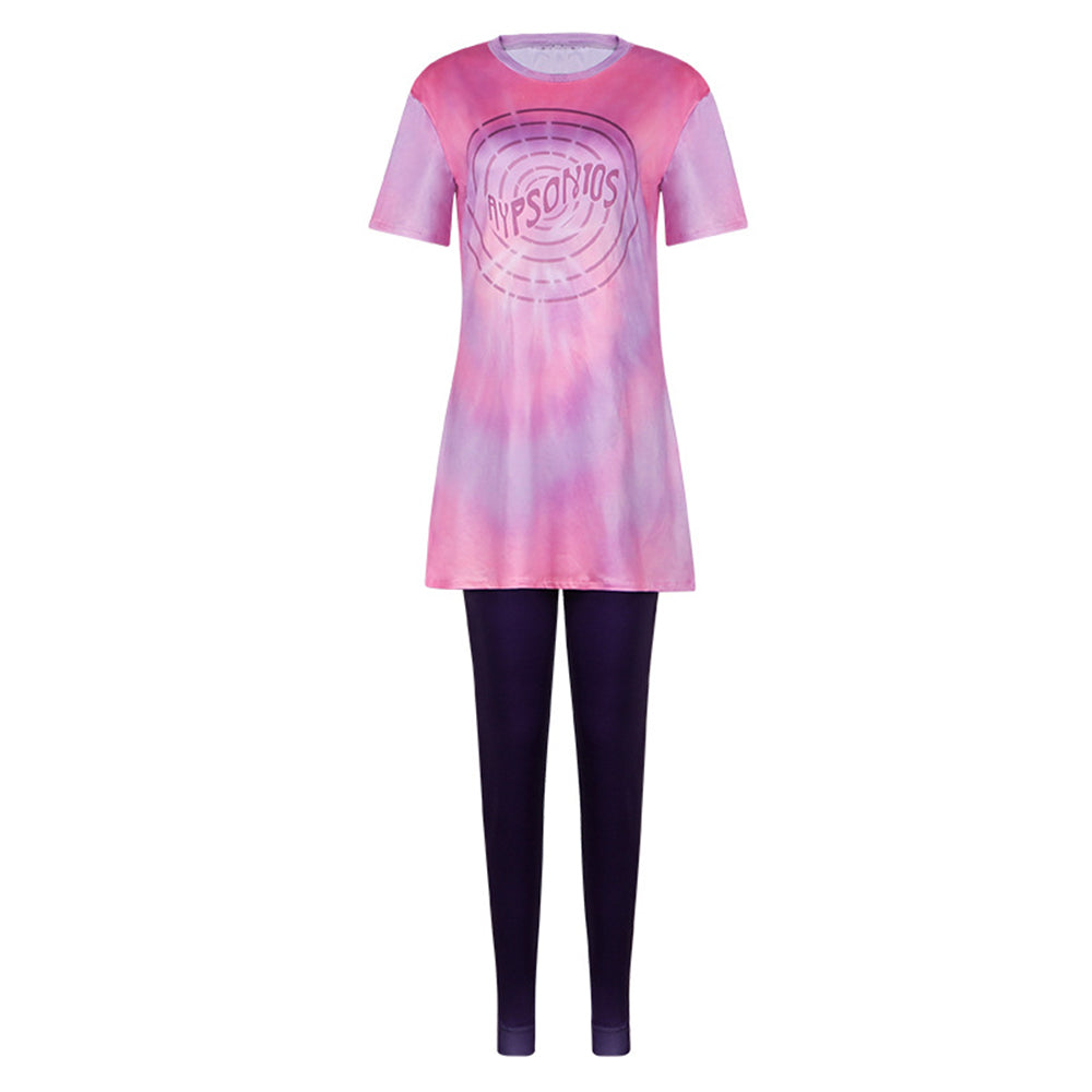 Adult Kids In Your Dreams (2025) Stevie Pink Shirt Trousers Set Cosplay Costume 