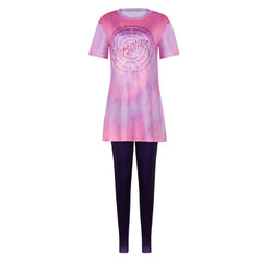 Adult Kids In Your Dreams (2025) Stevie Pink Shirt Trousers Set Cosplay Costume 