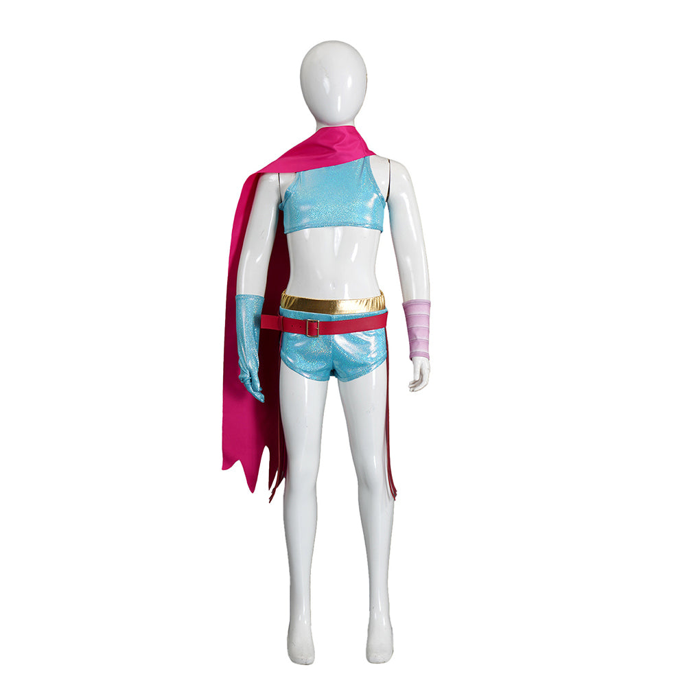 Adult Kids Zootopia 2 (2025) Gazelle Blue Red Set Outfits Cosplay Costume 