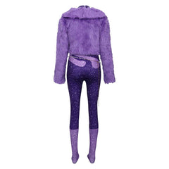 Adult Kids Zootopia 2 (2025) Gazelle Purple Jumpsuit Set Outfits Cosplay Costume