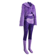 Adult Kids Zootopia 2 (2025) Gazelle Purple Jumpsuit Set Outfits Cosplay Costume