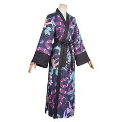 Agatha All Along (2024) Agatha Harkness Colorful Printed Robe Jacket Coat Cosplay Costume 