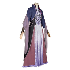 Agatha All Along (2024) Agatha Purple Ghost Outfits Halloween Cosplay Costume 