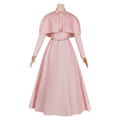 Agatha All Along (2024) Lilia Calderu Pink Dress Outfits Cosplay Costume