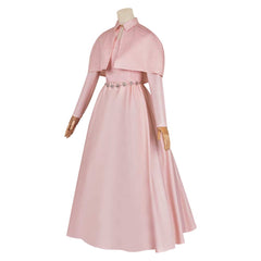 Agatha All Along (2024) Lilia Calderu Pink Dress Outfits Cosplay Costume