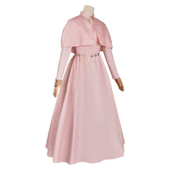 Agatha All Along (2024) Lilia Calderu Pink Dress Outfits Cosplay Costume