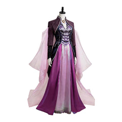 Agatha All Along Agatha Ghost Purple Outfits Halloween Cosplay Costume