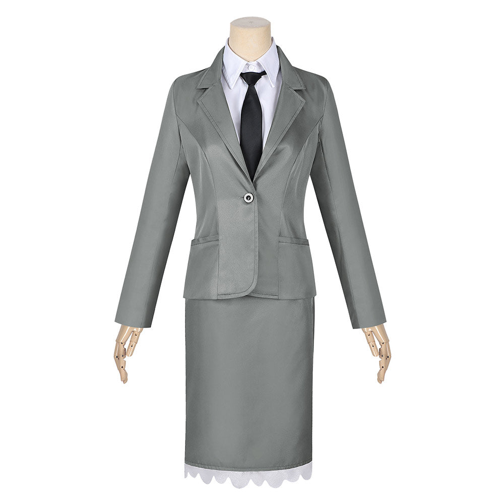 Agents Of The Four Seasons (2026) Ayame Hazakura Gray Suit Set Outfits Cosplay Costume