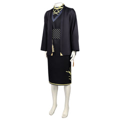 Agents Of The Four Seasons (2026) Rosei Kantsubaki Black Set Outfits Cosplay Costume