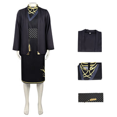 Agents Of The Four Seasons (2026) Rosei Kantsubaki Black Set Outfits Cosplay Costume