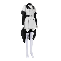 Akame Ga Kill Esdeath White Dress Set Outfits Cosplay Costume Halloween Suit 