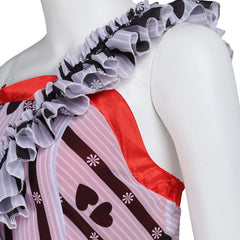 Alice In Wonderland Alice Red Court Dress Outfits Cosplay Costume 