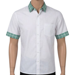 Alien Stage Anakt Arts High School Ivan Till Luka Green Plaid Shirt Outfits Cosplay Costume