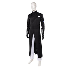 Alien Stage Ivan Black Coat Black Sorrow Stage Performance Outfits Cosplay Costume