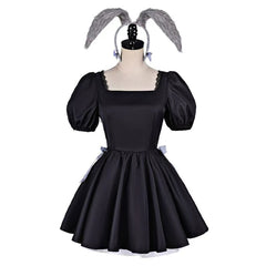 Alien Stage Sua Baniste Black Dress Bunny Set Outfits Cosplay Costume 