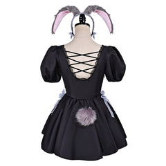 Alien Stage Sua Baniste Black Dress Bunny Set Outfits Cosplay Costume 