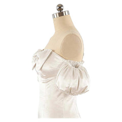 Alien Stage Sua White Bow Dress Stage Outfits Cosplay Costume