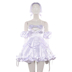 Alien Stage ZOMST Candy Scar Sua White Dress Performance Outfits Cosplay Costume