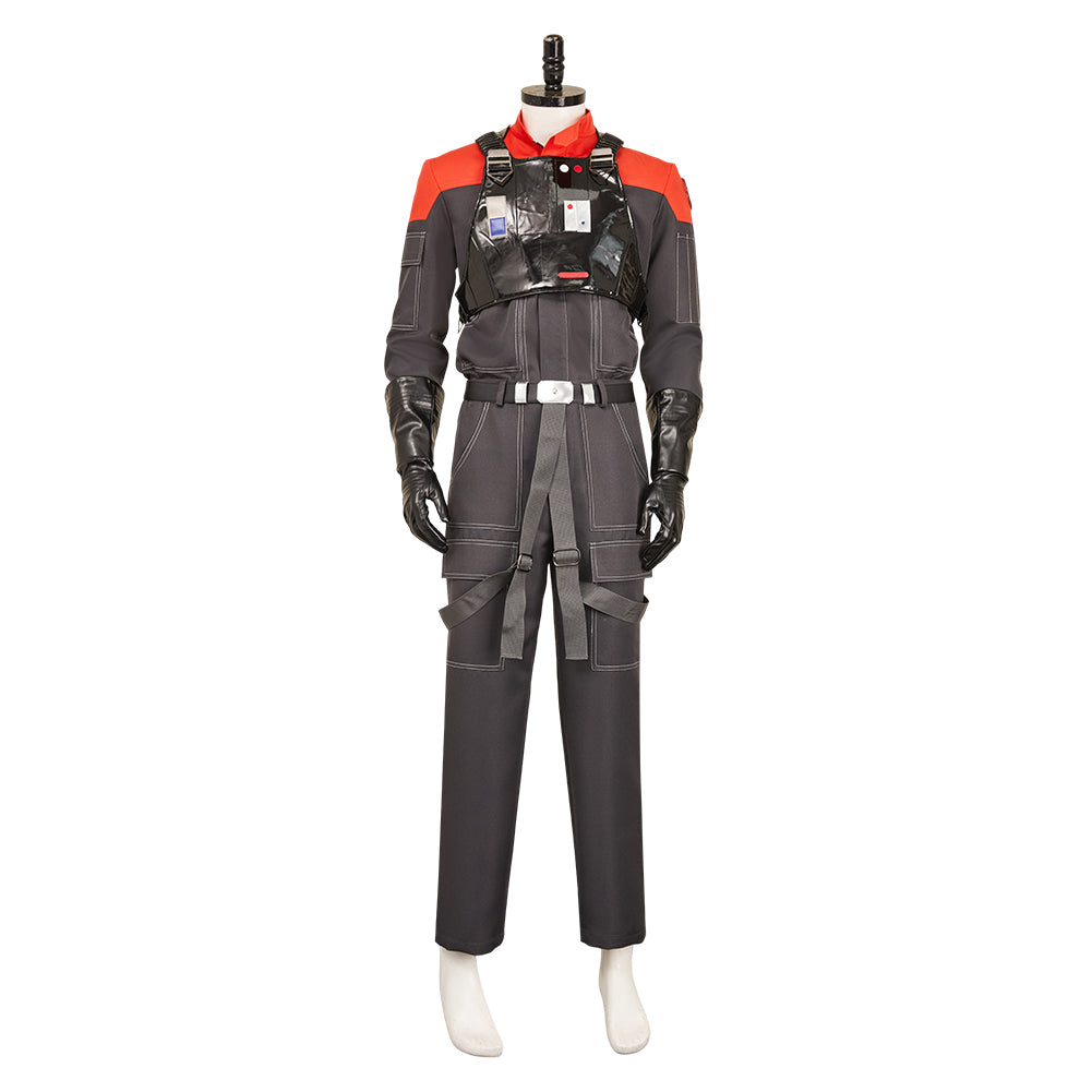 Andor Season 2 (2025) Cassian Andor Black Orange Set Outfits Cosplay Costume 