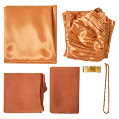 Andor Season 2 (2025) Mon Mothma Golden Top Skirt Veil Set Cosplay Costume