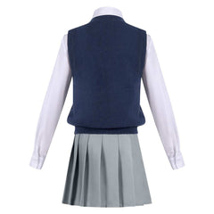 Anime 2.5 Dimensional Seduction (2024) Ririsa Amano School Uniform Dress Outfits Cosplay Costume Halloween Carnival Suit