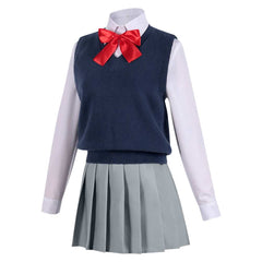 Anime 2.5 Dimensional Seduction (2024) Ririsa Amano School Uniform Dress Outfits Cosplay Costume Halloween Carnival Suit