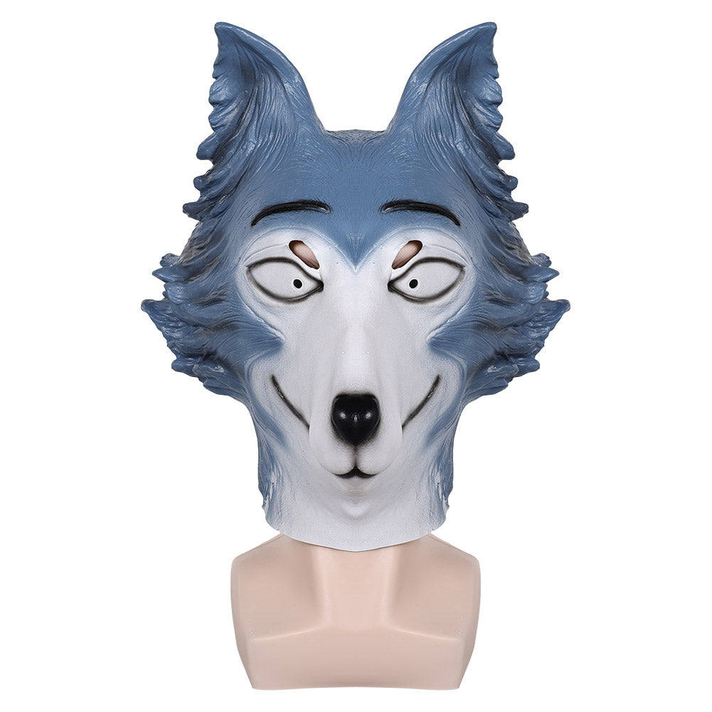 Anime BEASTARS Legosi Mask Cosplay Latex Masks Helmet Masquerade Halloween Party Props 