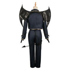 Anime Blue Lock Mikage Reo Black Devil Jumpsuit Outfits Cosplay Costume Halloween Carnival Suit