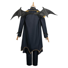Anime Blue Lock Nagi Seishiro Black Devil Jumpsuit Outfits Cosplay Costume Halloween Carnival Suit