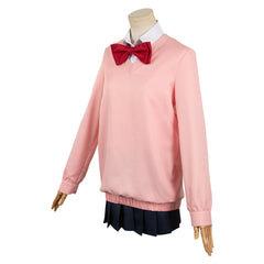 Anime Dandadan (2024) Momo Ayase School Uniform Dress Pink Outfits Cosplay Costume Halloween Carnival Suit 