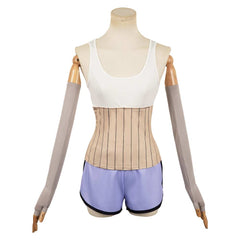 Anime Dandadan (2024) Seiko Ayase Casual Tank Top Shorts Outfits Cosplay Costume Halloween Carnival Suit 