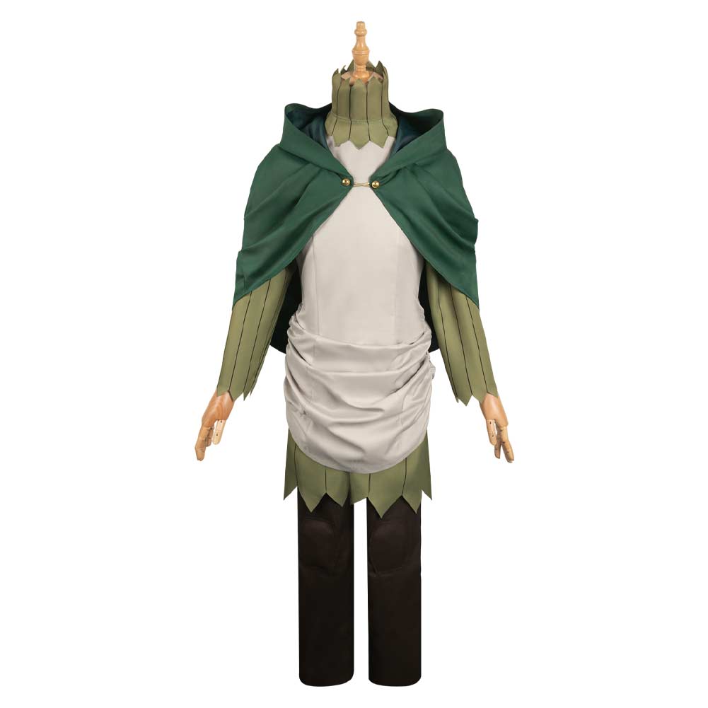 Anime Delicious in Dungeon Mithrun Green Outfits Cosplay Costume Halloween Carnival Suit 