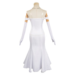 Anime Emilia White Dress Outfits Cosplay Costume Halloween Carnival Suit 