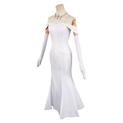 Anime Emilia White Dress Outfits Cosplay Costume Halloween Carnival Suit 