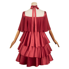 Anime Frieren:Beyond Journey's End (2023) Frieren Red Dress Outfits Cosplay Costume Halloween Carnival Party Suit